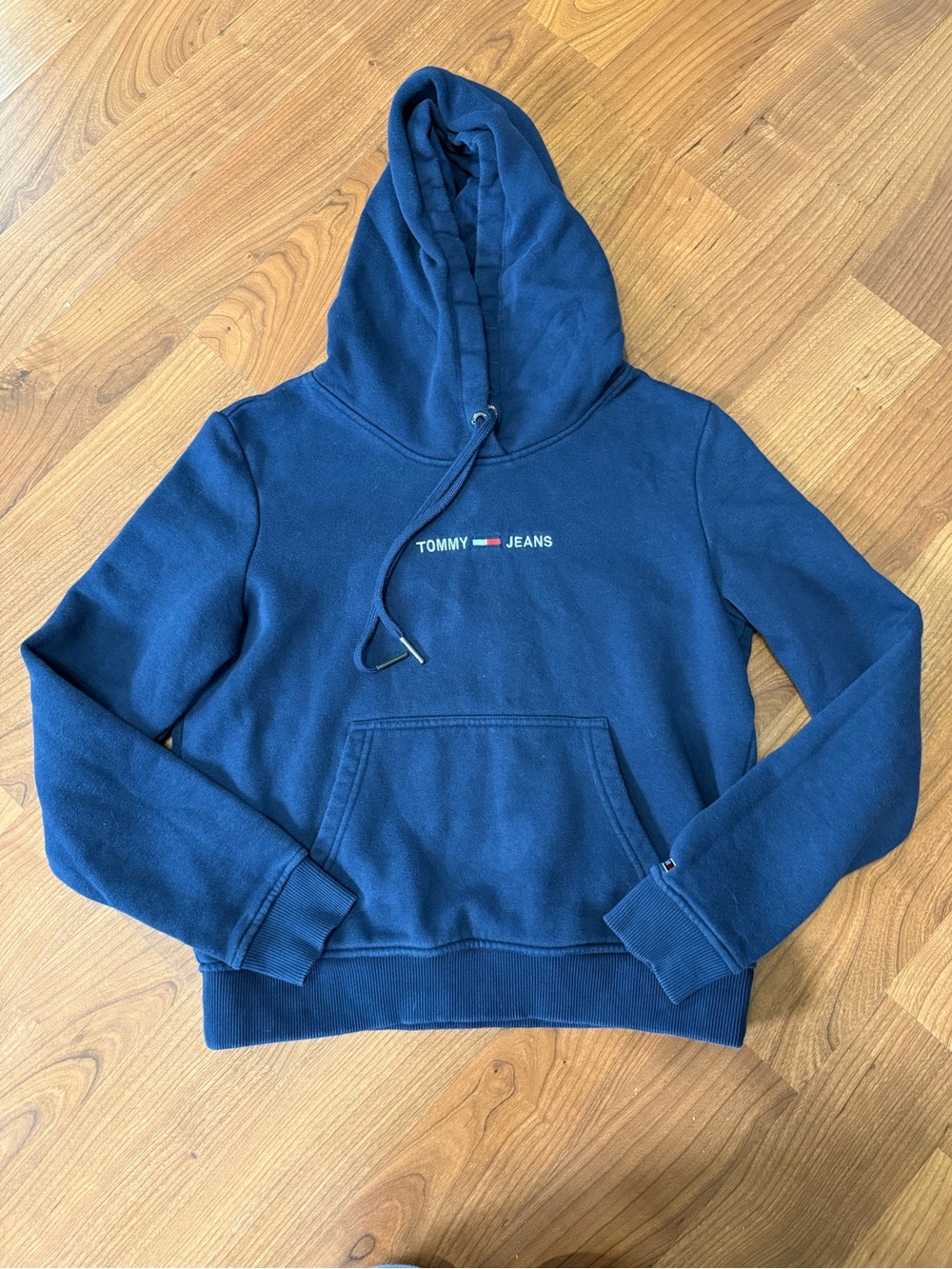 Tommy Hilfiger (Tommy Jeans) Navy Pullover with Red & White Accent